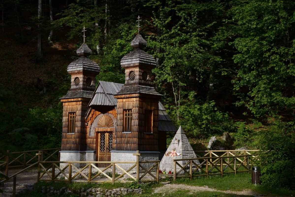 Russische Kapelle auf dem Vršič-Pass