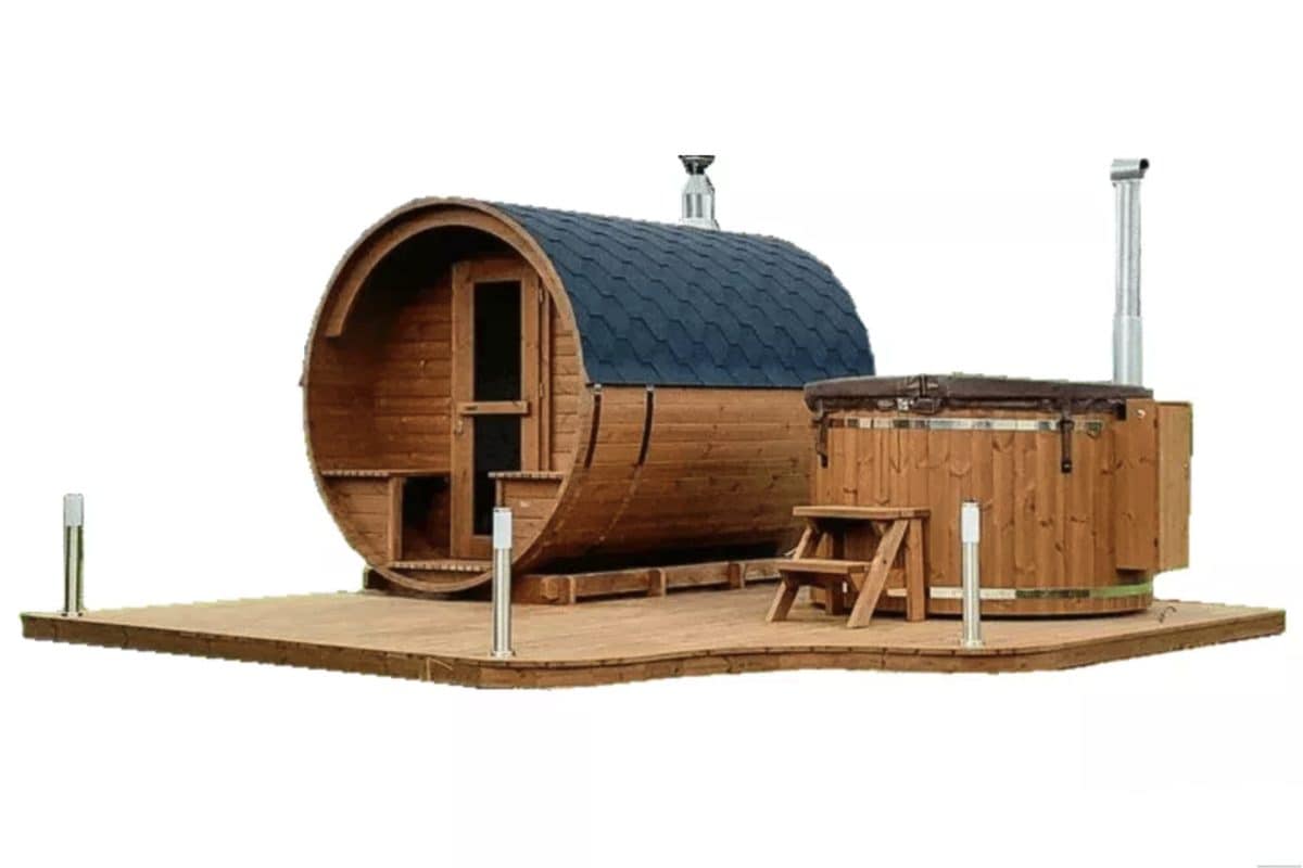 Sauna und Jacuzzi